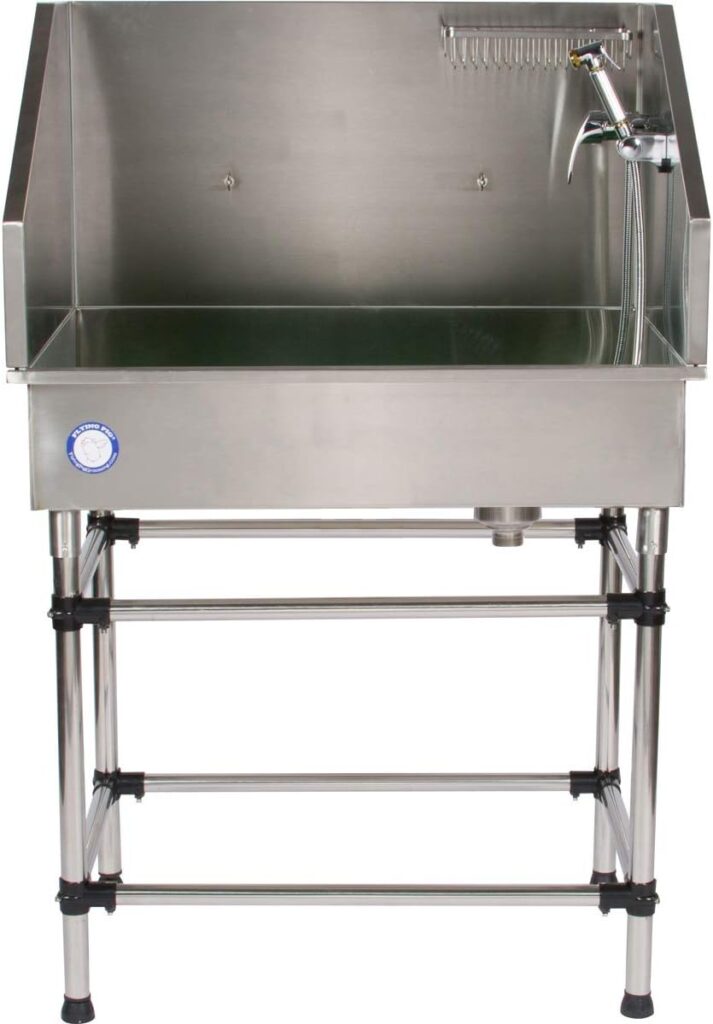 Flying Pig Stainless Steel Dog Grooming Tub